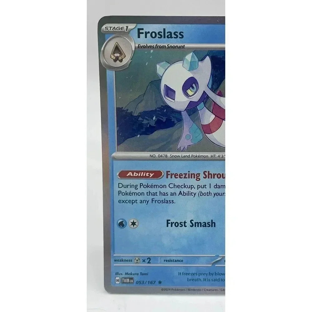 Froslass 053/167 S & V Twilight Masquerade Rare Pokemon TCG Holo Mint Unplayed - Picture 3 of 7